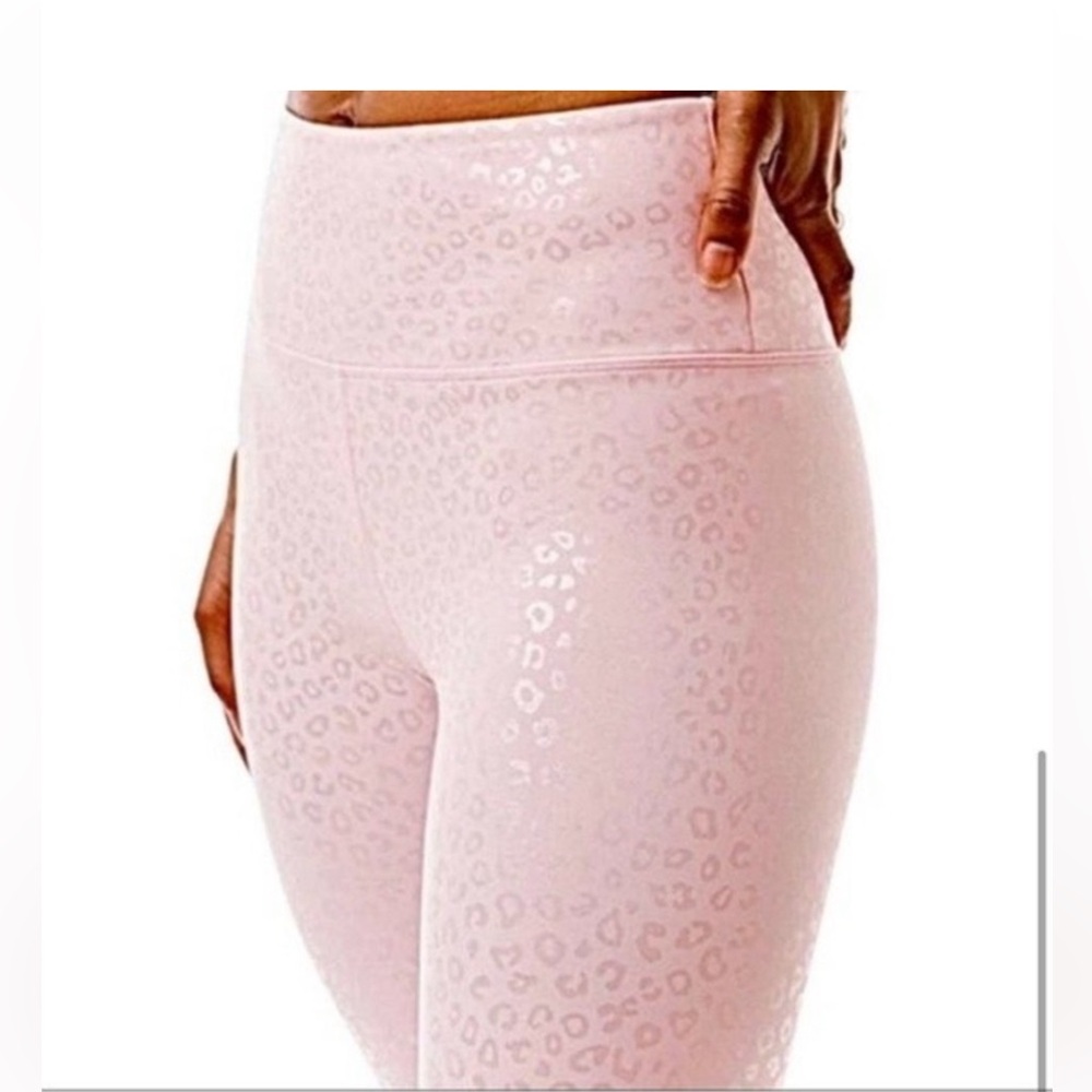 ZYIA Active size 8/10 pink leopard unicorn light n tight leggings